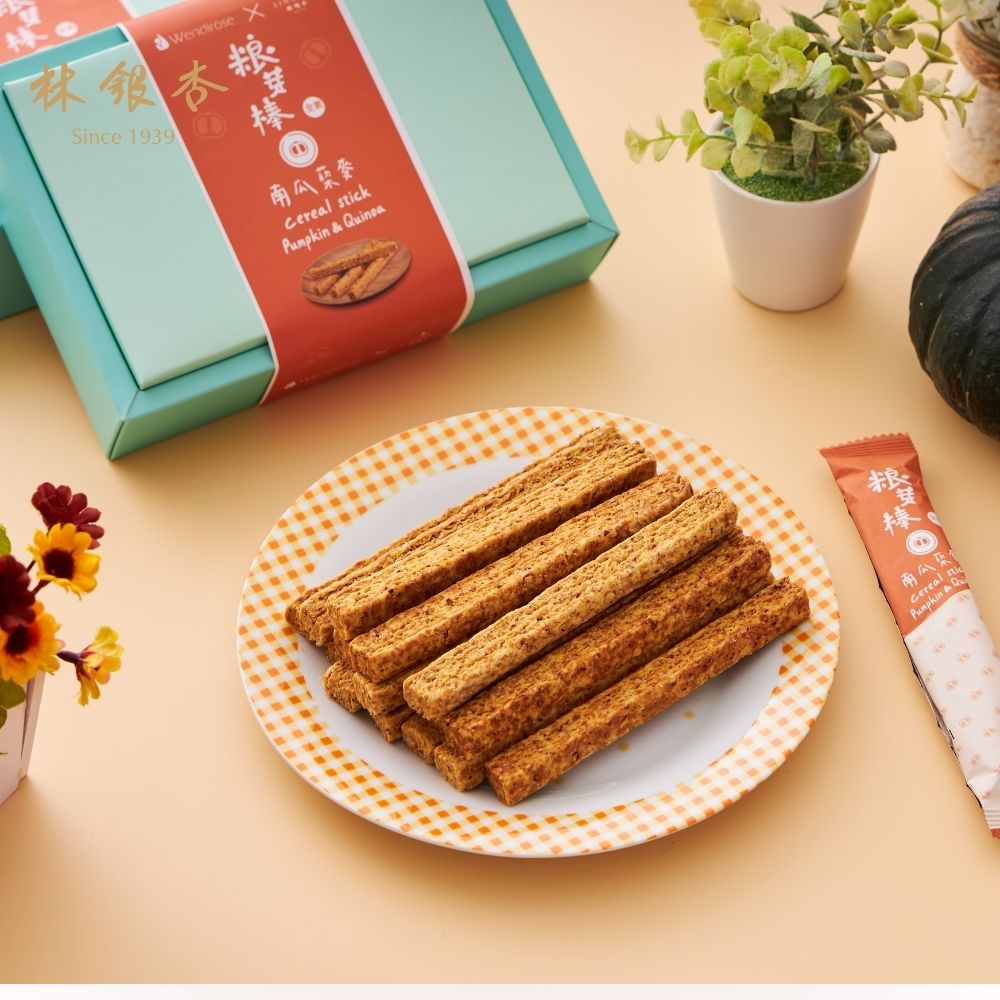 《LINSING 林銀杏》粮芽棒共享盒 (14gx32隻)-南瓜藜麥 / 穀物棒