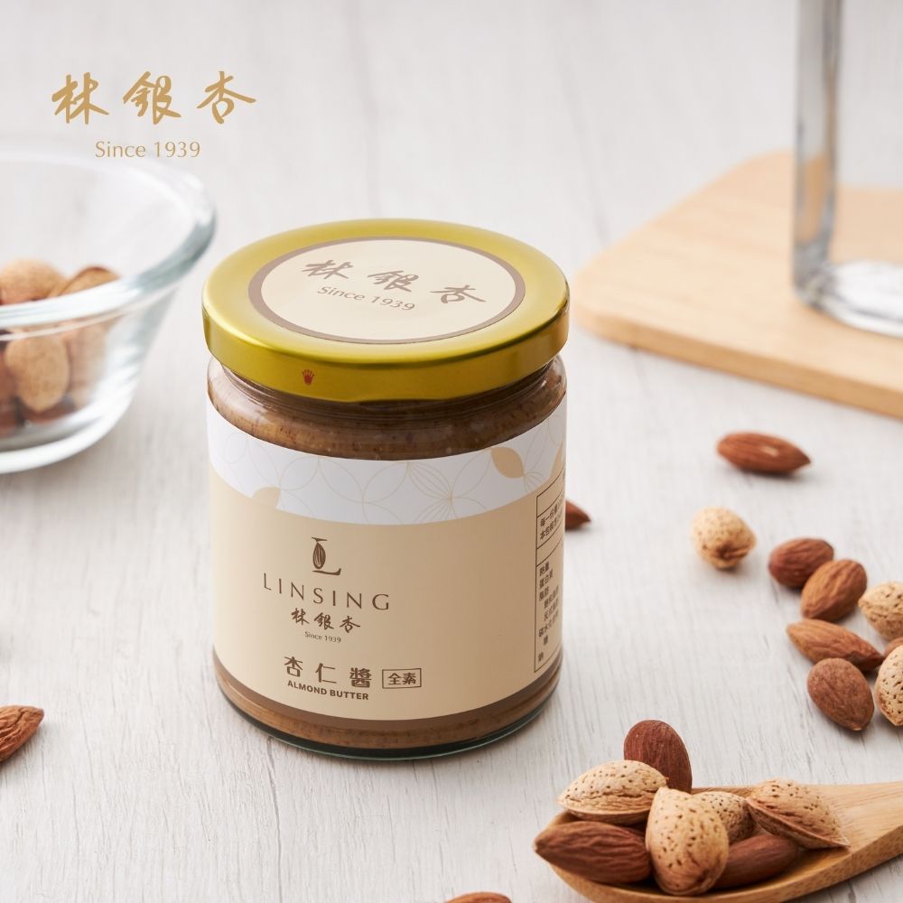 《LINSING 林銀杏》原味杏仁醬240g