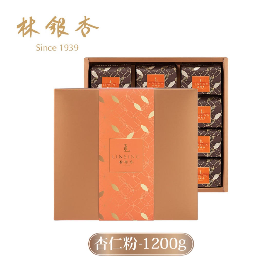 《LINSING 林銀杏》經典杏仁粉 (無糖) 1200g(100g x 12包)