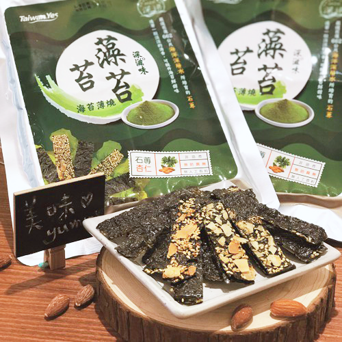 【台肥集團 台海生技】藻苔苔_海苔薄燒 40g/包