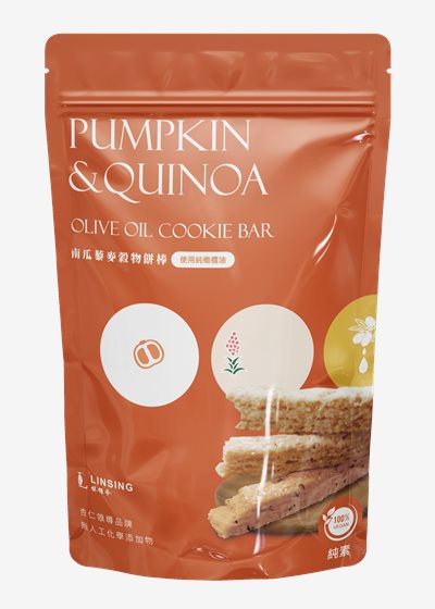 《LINSING 林銀杏》粮芽棒 / 綜合穀物棒(14gx10隻)-南瓜藜麥